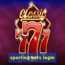 sporting bets login